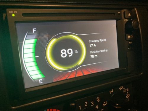 sea electric truck dashboard